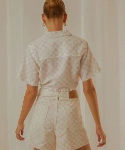 Cools Club Safari Tie Top - Pink Checker 9 Cools Club Safari Tie Top - Pink Checker -Peppermayo cloth-shop d4cfc584bc704266af84998f07db3b72 scaled