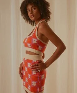 Peppermayo Exclusive Flower Market Knit Halter - Orange Mod Floral -Peppermayo cloth-shop d76251271f904ef1883f9a6b519d9cf0 scaled