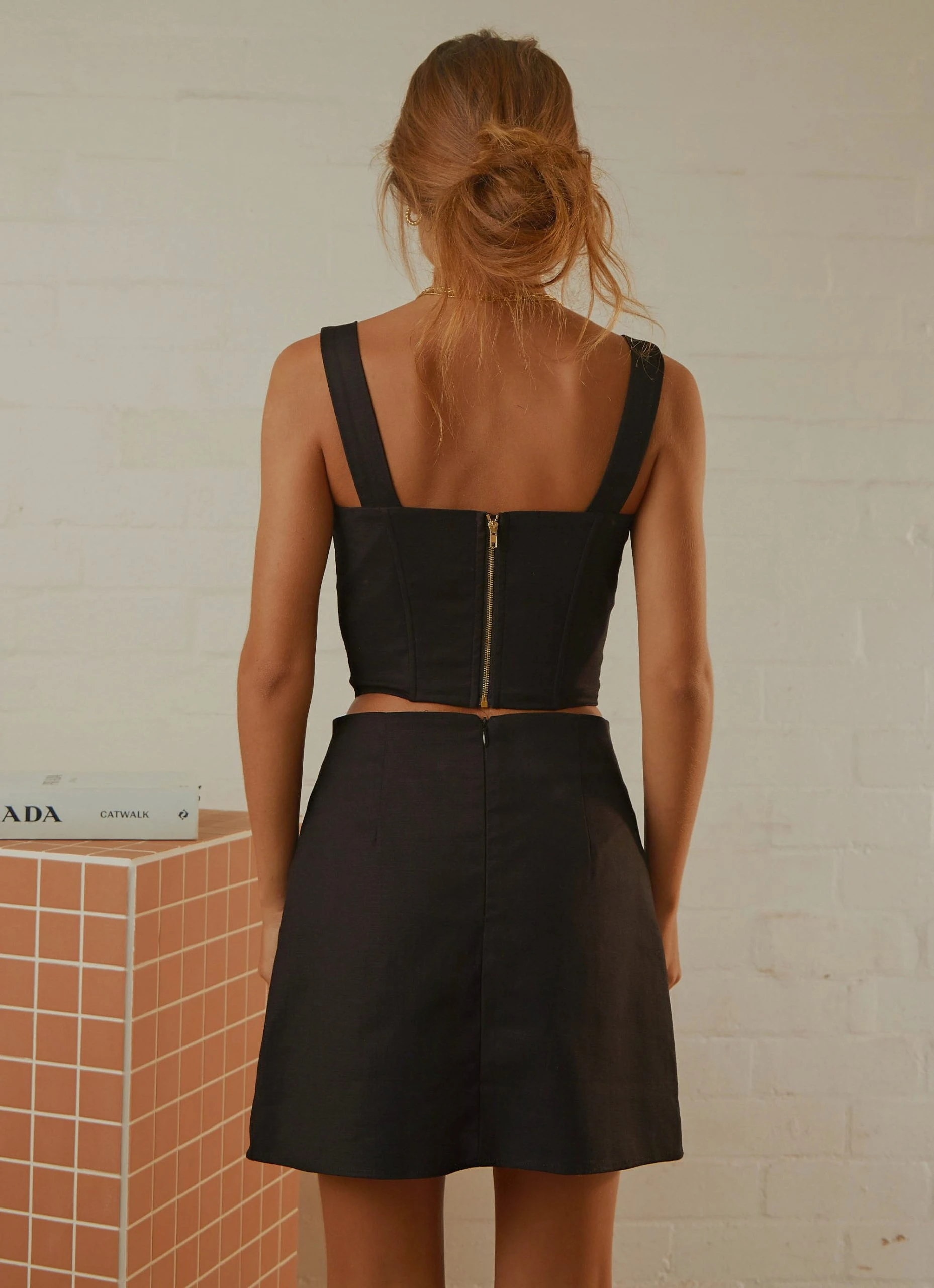 Peppermayo Exclusive Pastel Skies Bustier Top - Black 6 Peppermayo Exclusive Pastel Skies Bustier Top - Black - Image 6