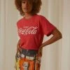 Rolla's Enjoy Coke Classic Tomboy Tee - Coke Red