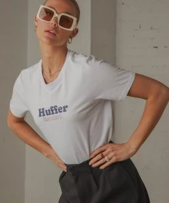 Huffer Stella Fairside Tee - White
