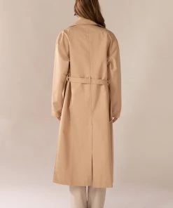 Peppermayo Exclusive Hide And Chic Longline Trench Coat - Tan -Peppermayo cloth-shop ddf31e6bdbc8498e894c58459d79f4e0