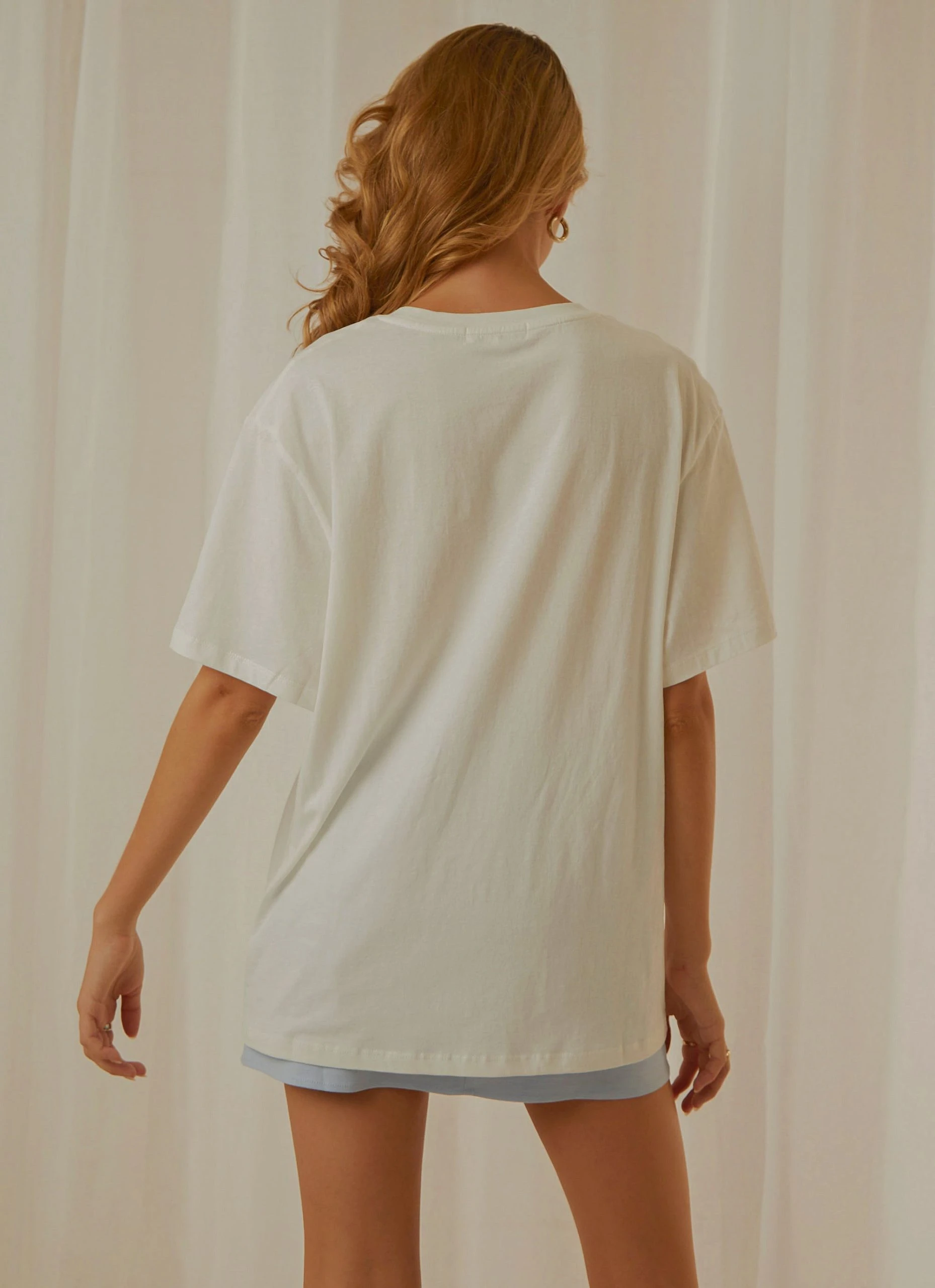 Charlie Holiday Tropicana Boyfriend Tee - White 6 Charlie Holiday Tropicana Boyfriend Tee - White - Image 6