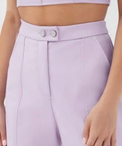 4TH & RECKLESS Tropez Leather Trouser Pant - Lilac 8 4TH & RECKLESS Tropez Leather Trouser Pant - Lilac -Peppermayo cloth-shop de593d38a2954dd2a4aad91a2e8e513e scaled