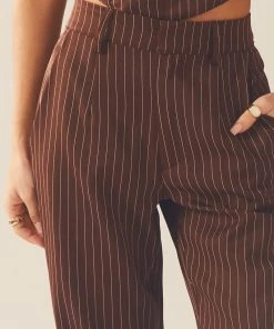 Peppermayo Exclusive Talula Pinstripe Pants - Chocolate 11 Peppermayo Exclusive Talula Pinstripe Pants - Chocolate -Peppermayo cloth-shop e187d7ab7039402b818820fa0c0bc321