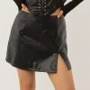Peppermayo Exclusive Change Of Tune PU Skirt - Black PU