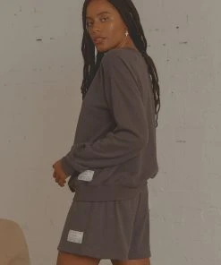 Vacancy Supply The Essential Crew - Faded Black -Peppermayo cloth-shop e3cf7207128642f1929dc52becc395fa