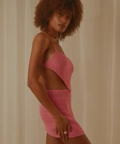 Peppermayo Exclusive Cancun Crochet Halter Top - Pink -Peppermayo cloth-shop e445fcdd6b714480be035696d00a9b2b scaled