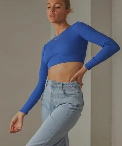 Peppermayo Exclusive Total Crush Tie Back Top - Cobalt -Peppermayo cloth-shop e470a538aaba48a39408c39823bc5b75 scaled