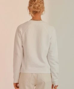 Rolla's 80s Sport Sweater - White -Peppermayo cloth-shop e6b437370946431bac8b969da8d545be