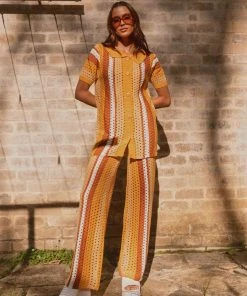 Peppermayo Exclusive Life And Soul Crochet Shirt - Golden Hour Stripe -Peppermayo cloth-shop e7a96d7c1aa74cf98fc4d51527b41a3f scaled