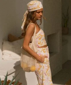 Peppermayo X Rikki Day Sardinia Linen Bustier Top - Oceanus -Peppermayo cloth-shop e9ab9c7347c44ea69fccf0d129aac8d0