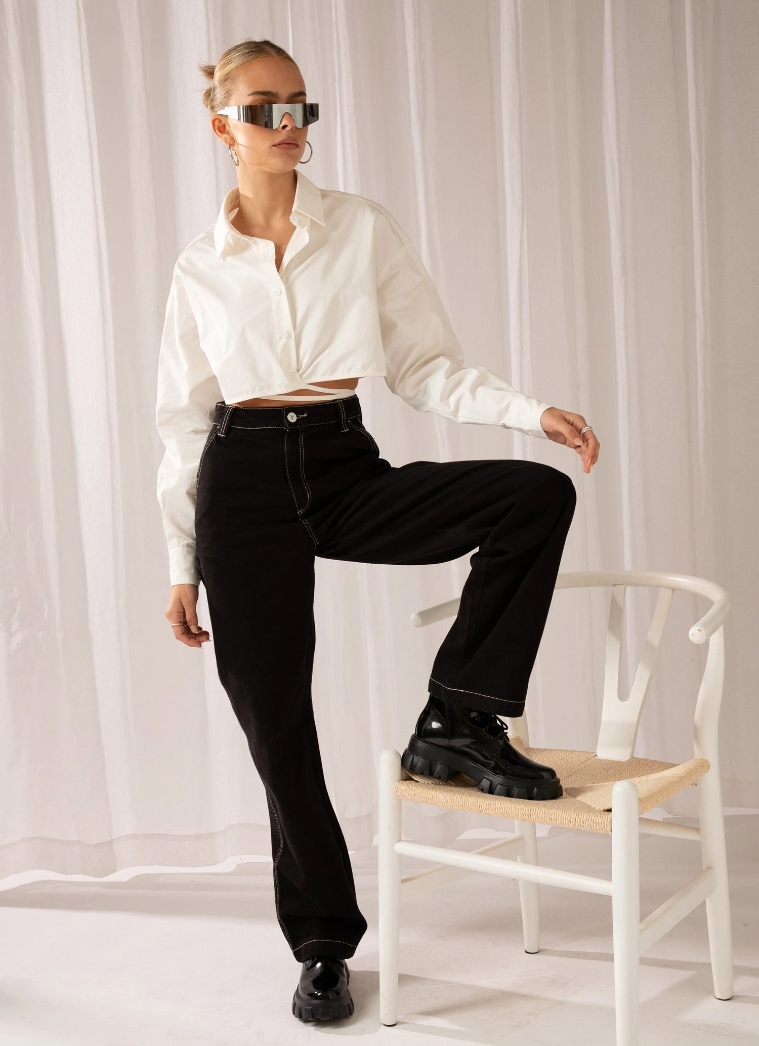 Abrand A Carrie Carpenter Black - Jet Black 1 Abrand A Carrie Carpenter Black - Jet Black