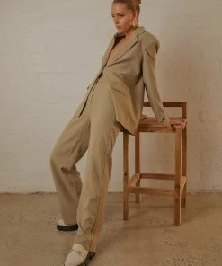 Peppermayo Exclusive Kat Suit Pants - Sage