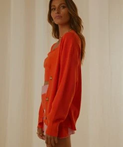 Peppermayo Exclusive Nyla Knit Cardigan - Orange -Peppermayo cloth-shop ec8710692a714686ad241d92640cb041 scaled