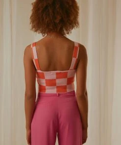 Peppermayo Exclusive Alfresco Nights Bustier Top - Pink Check 9 Peppermayo Exclusive Alfresco Nights Bustier Top - Pink Check -Peppermayo cloth-shop ed74d112094c4fbd94fdc1f827a9810f scaled