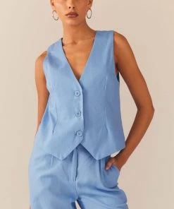 Peppermayo Exclusive Cloud Dancer Linen Vest Top - Sea Breeze 9 Peppermayo Exclusive Cloud Dancer Linen Vest Top - Sea Breeze -Peppermayo cloth-shop ed9367a0cc234fc0ad36715b4d08952b scaled