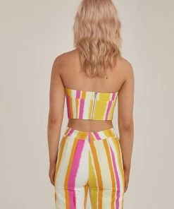 Riley Hubatka X Peppermayo Refreshments Bustier Top - Sunset Stripe -Peppermayo cloth-shop edaa6a71546041aa87aa7d1ba924aa2b scaled