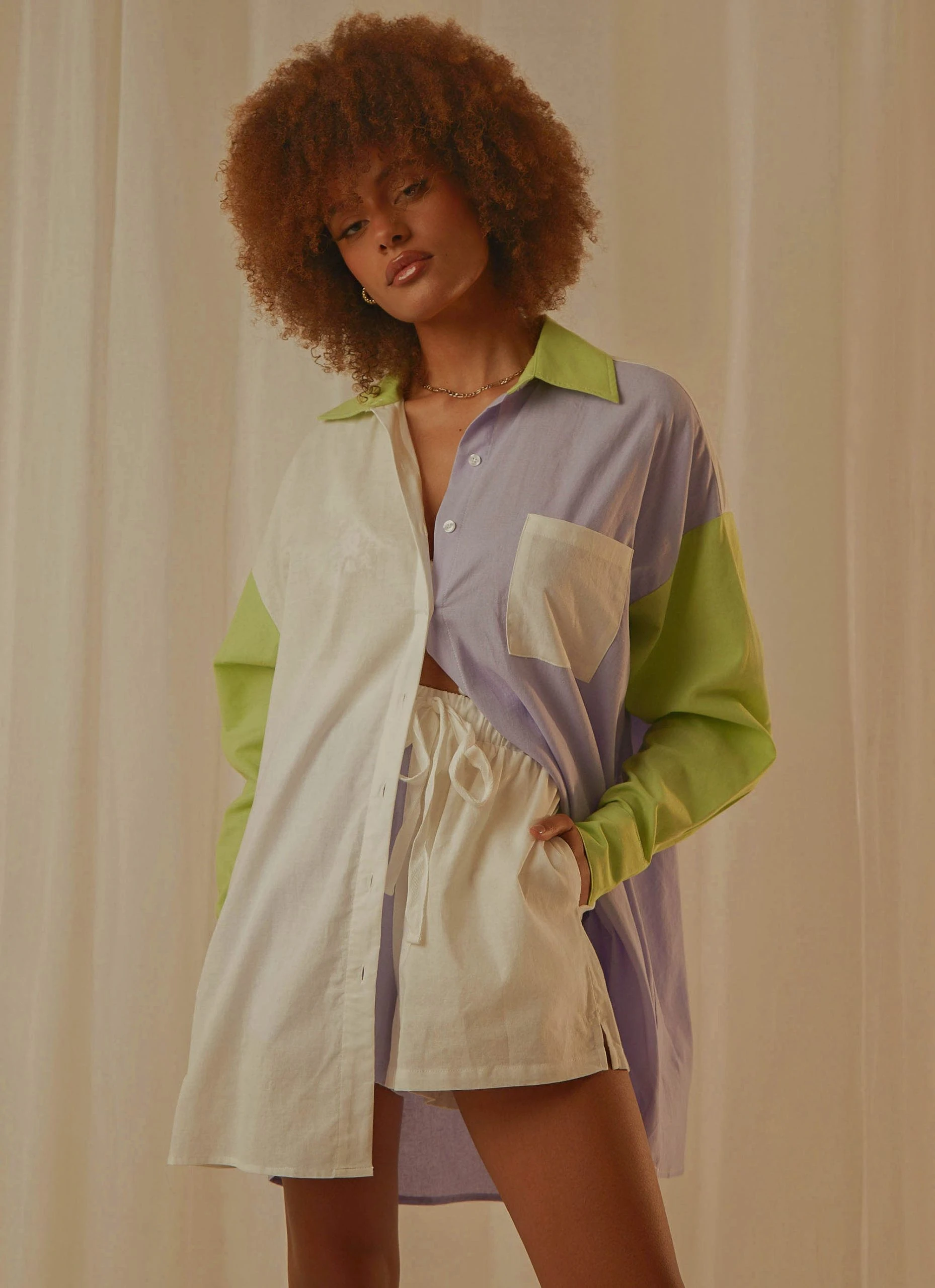 Charlie Holiday Romi Shirt - Multi 1 Charlie Holiday Romi Shirt - Multi