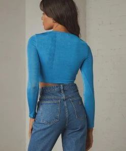 Peppermayo Superlove Crop Top - Blue -Peppermayo cloth-shop ee6a03f6d47042e8a7a17e3bf2320515 ae190259 35f3 40fe a330 4f33b62652d8 scaled