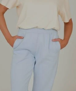 Vacancy Supply Paradise Sweatpants - Sky Blue -Peppermayo cloth-shop ee6cefa0e462456294dad2e752d06fac