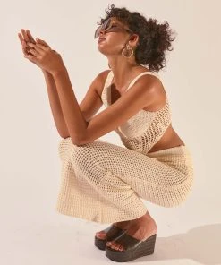 Peppermayo Exclusive Road Trips To The Coast Crochet Midi Skirt - Seashell -Peppermayo cloth-shop ee81c4d2126b483fad8445ecabd7e44c scaled