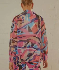 Peppermayo Exclusive Trippy Long Sleeve Sheer Shirt - 80s Retro 9 Peppermayo Exclusive Trippy Long Sleeve Sheer Shirt - 80s Retro -Peppermayo cloth-shop f091d60e568549f8bcb5e89c94267523 scaled