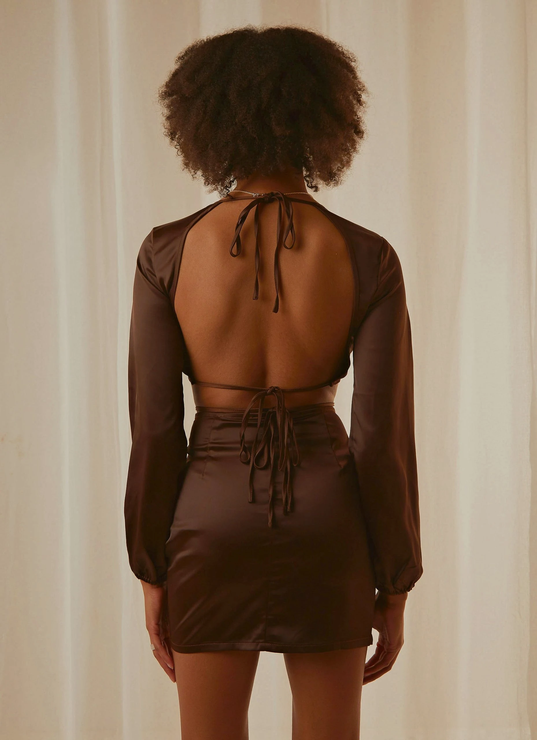 Peppermayo Exclusive Musier Crop Top - Chocolate 5 Peppermayo Exclusive Musier Crop Top - Chocolate - Image 5