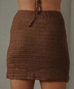 Peppermayo Exclusive Summer Style Crochet Skirt - Choc Brown -Peppermayo cloth-shop f45d7bd7e9c4444088205bc250daabcf scaled
