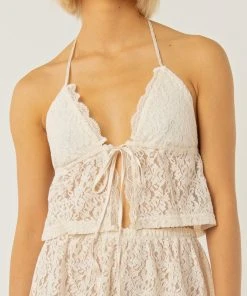 Peppermayo Exclusive All The Ways To Love Lace Cami - Ivory