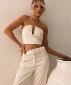 Peppermayo Exclusive The Real Thing Bustier Top - Pearl -Peppermayo cloth-shop f631713847f94fe5a0de707014495ca3 scaled