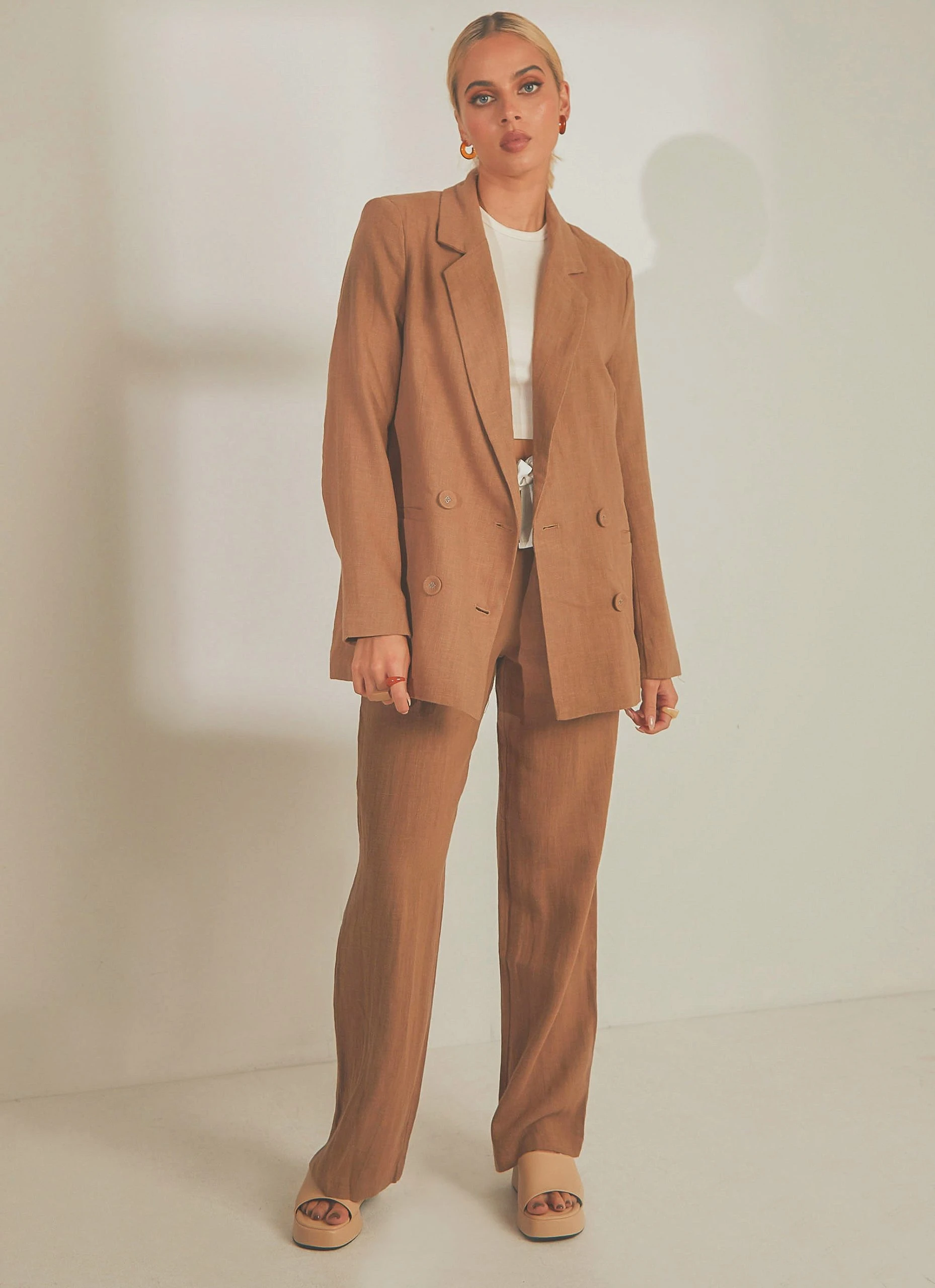 Nude Lucy Marvin Blazer - Coffee 2 Nude Lucy Marvin Blazer - Coffee - Image 2