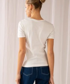 Rolla's Blue Jean Tight Rib Tee - White -Peppermayo cloth-shop f7016b864814489fa27be91062efd250