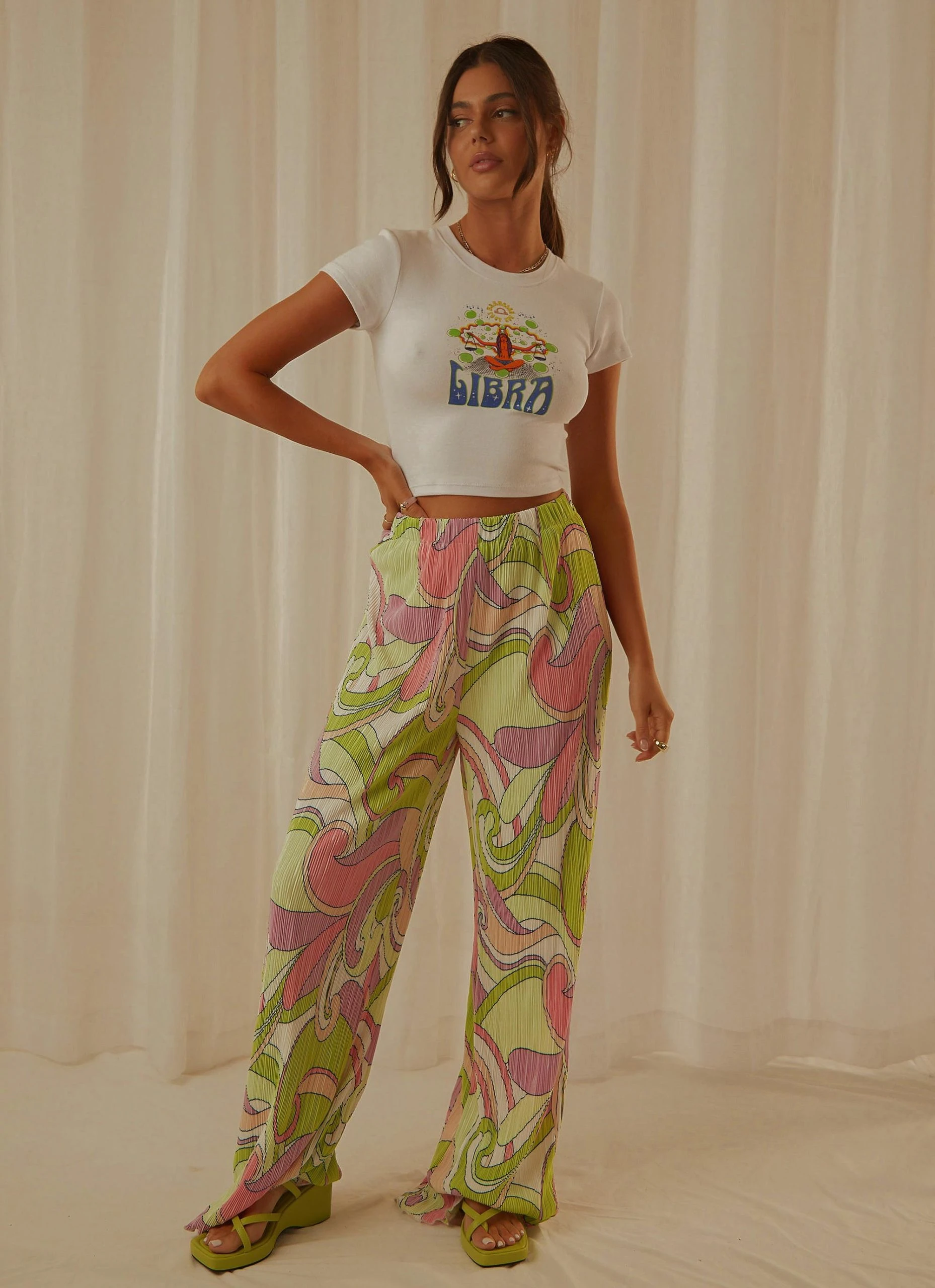 Wrangler Libra Baby Tee - White 4 Wrangler Libra Baby Tee - White - Image 4