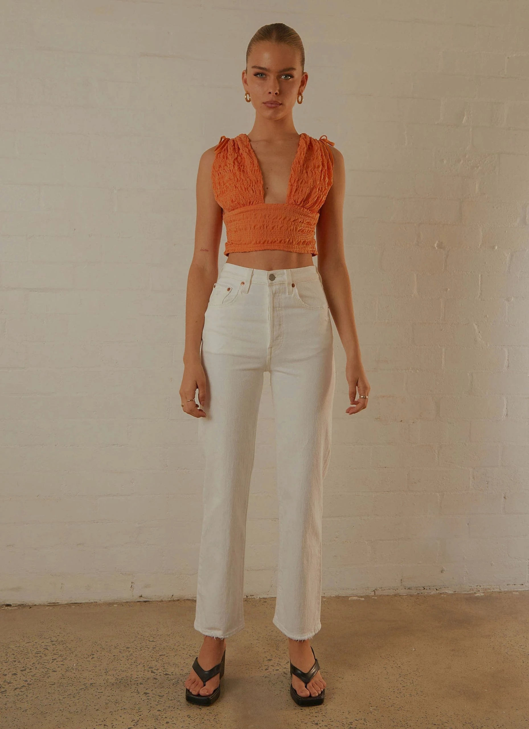 Levi's Ribcage Straight Ankle Jeans - Cloud Over 2 Levi's Ribcage Straight Ankle Jeans - Cloud Over - Image 2