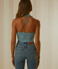 Peppermayo Girls Night Halter Top - Blue -Peppermayo cloth-shop f8afd2e92bbc4c1e9bbb4415239f56f2 scaled