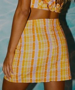 Peppermayo Exclusive From The Beach Linen Mini Skirt - Splice Check -Peppermayo cloth-shop f9433354f15b4366bf27444aef5a9f83 scaled