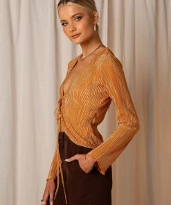 Peppermayo Exclusive Barcelona Nights Tie Top - Rust -Peppermayo cloth-shop fa05818c4b424a15b51bb83a48fb210b scaled