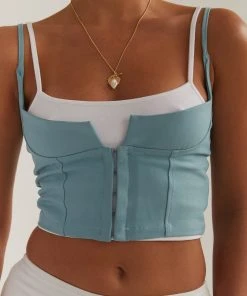 Silk X Peppermayo Fusion Crop Top - Antiqued Aqua -Peppermayo cloth-shop fadd2c3ece624ebf8c200084ea4626a9 scaled