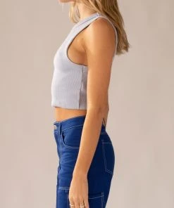 Abrand A Heather Singlet - Dusty Blue 9 Abrand A Heather Singlet - Dusty Blue -Peppermayo cloth-shop fee5de1d0b3d4cc8b612064c6a9d4ed6