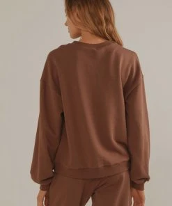 Vacancy Supply Camp Varsity Crewneck - Choc Brown -Peppermayo cloth-shop ff0b37eed7e8483e96e6a94ac7cc4e4c scaled