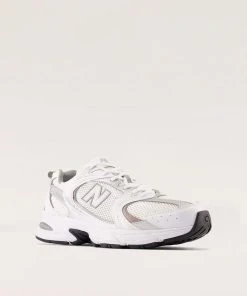 New Balance 530 Sneaker - White -Peppermayo cloth-shop nb shoe3