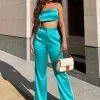 Riley Hubatka X Peppermayo Vintage Lovers Pants - Turquoise