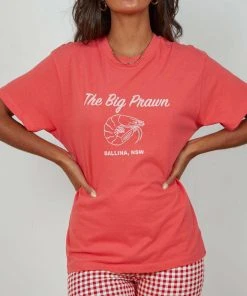 Rolla's Big Prawn Tomboy Tee - Red