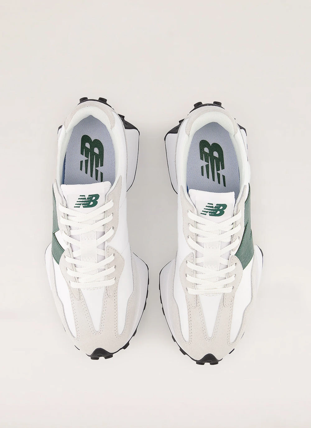 New Balance 327 Sneaker - White Forest 3 New Balance 327 Sneaker - White Forest - Image 3