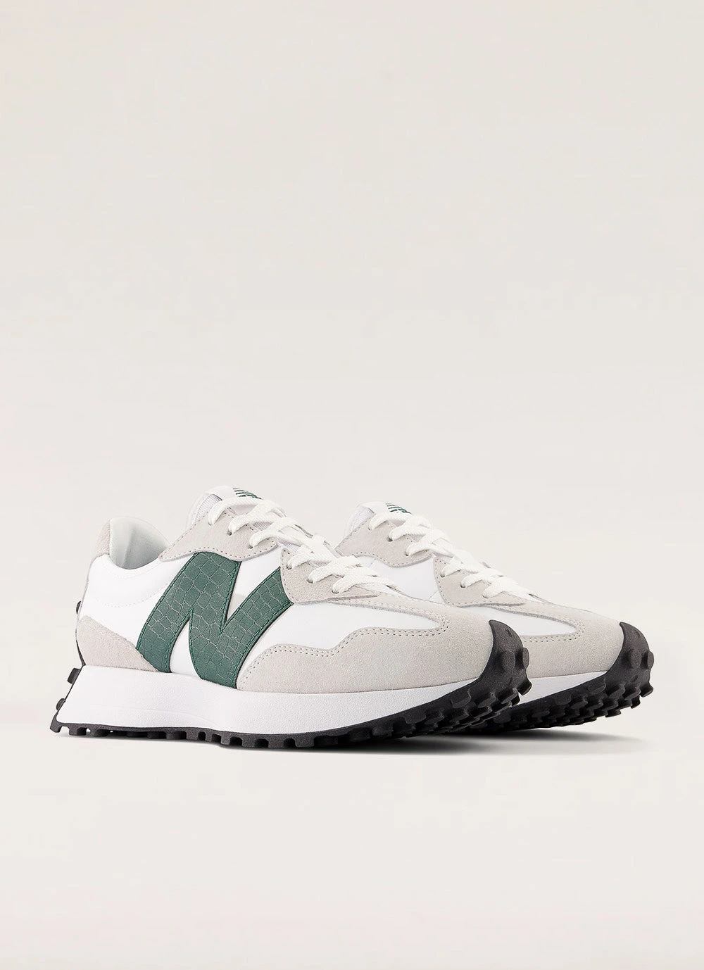 New Balance 327 Sneaker - White Forest 2 New Balance 327 Sneaker - White Forest - Image 2
